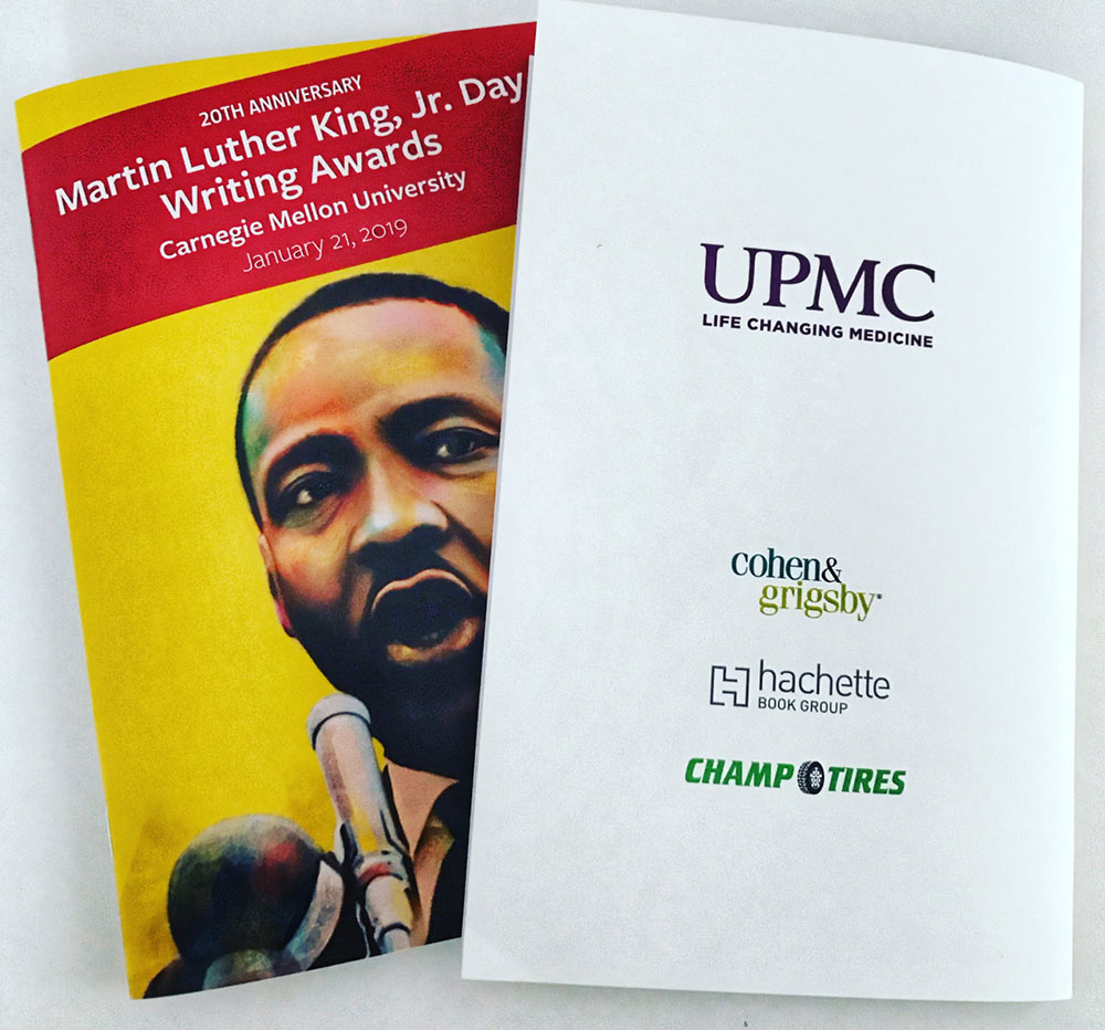 The Martin Luther King, Jr. Day Writing Awards at Carnegie Mellon University